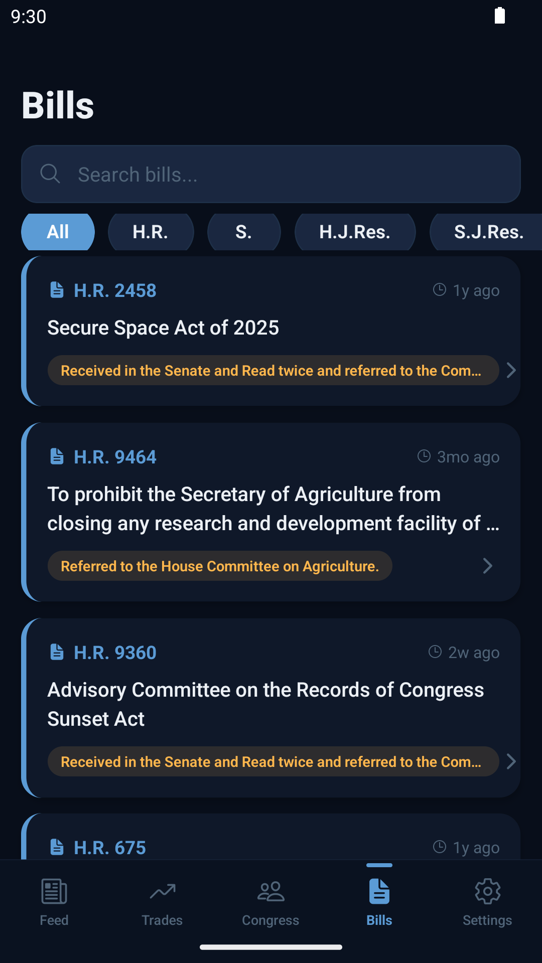 CapitolLens screen 2