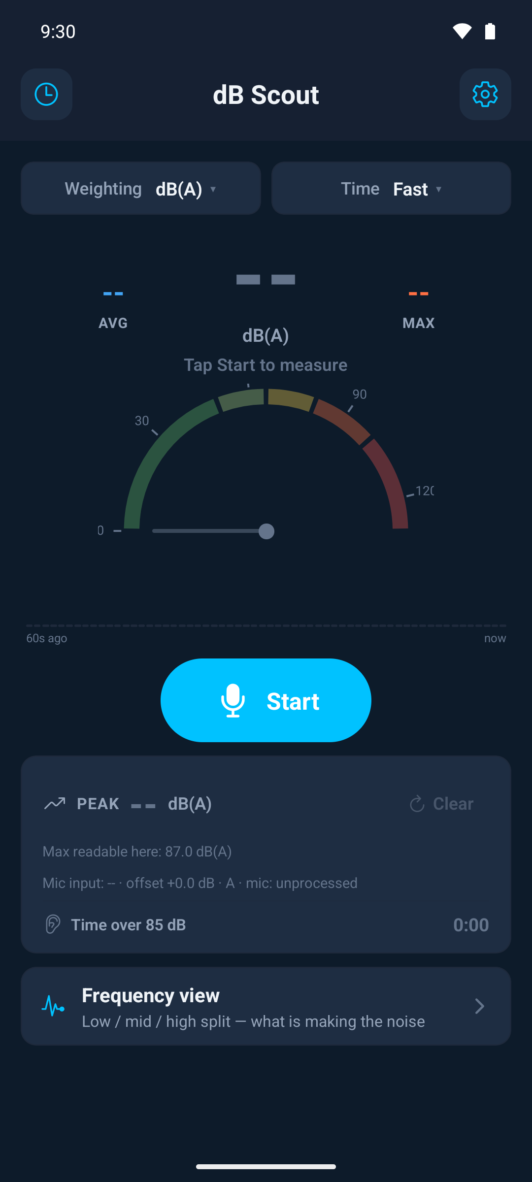 dB Scout screen 2