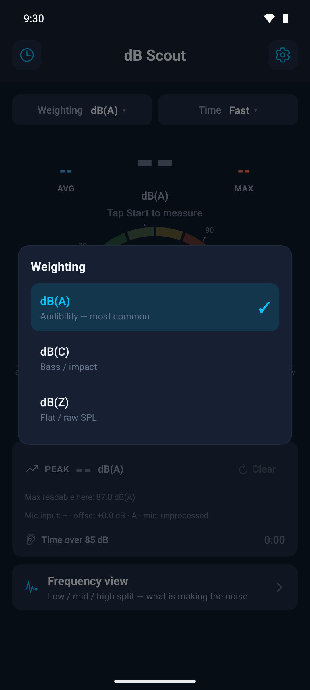 dB Scout screen 3