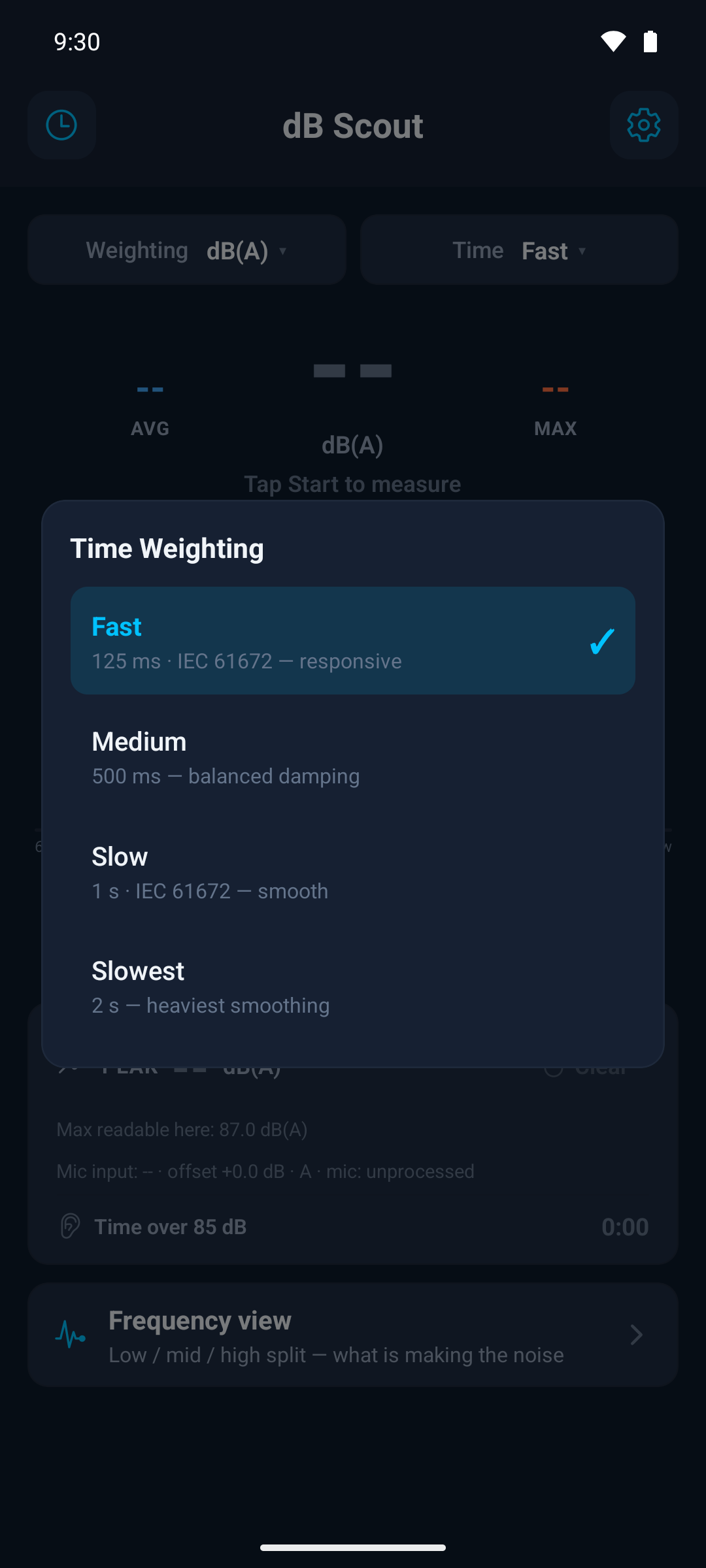 dB Scout screen 4