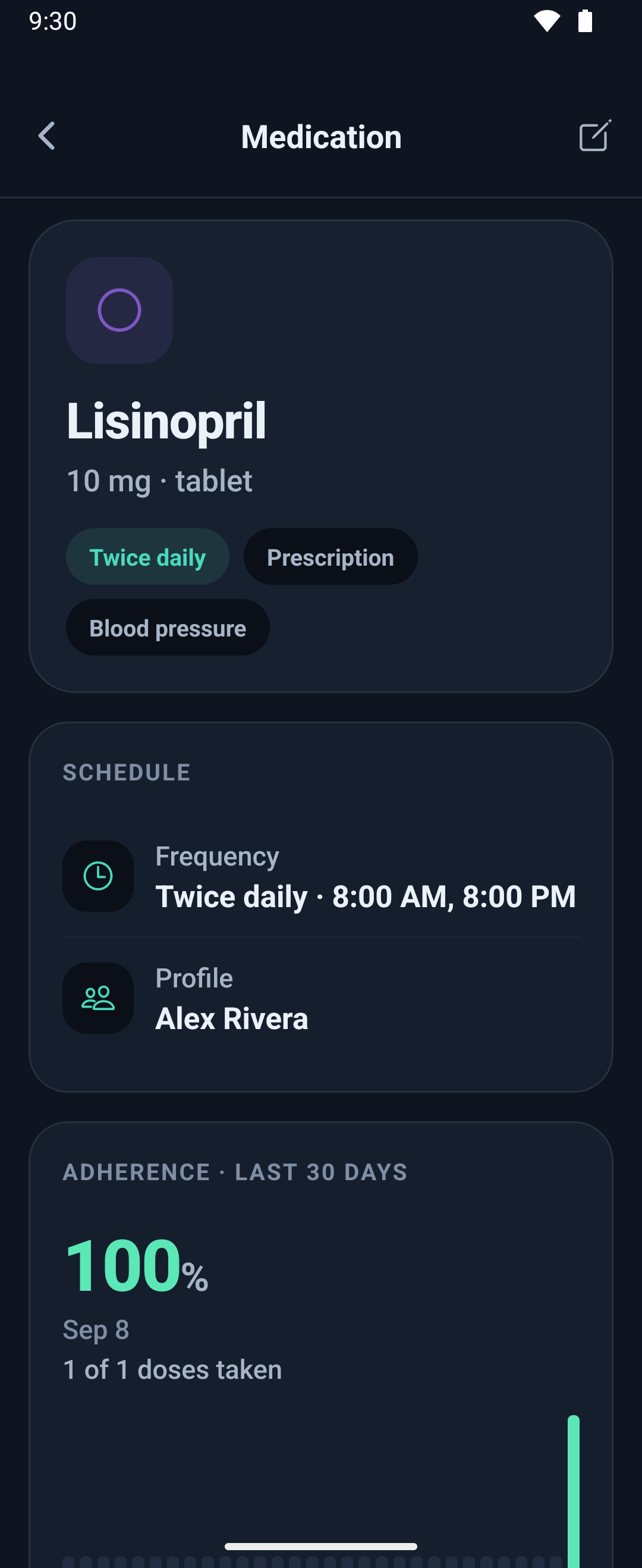 RxLog screen 3