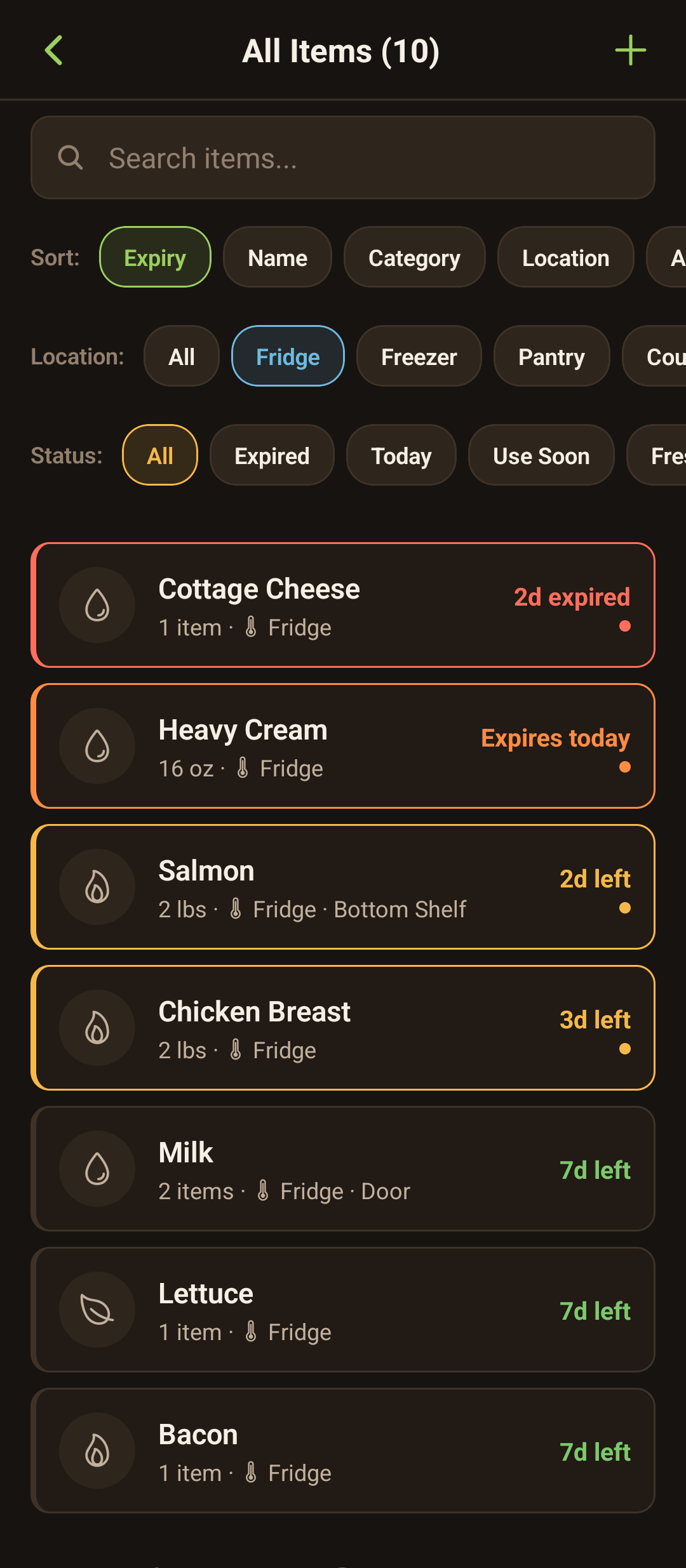 StockUp screen 2