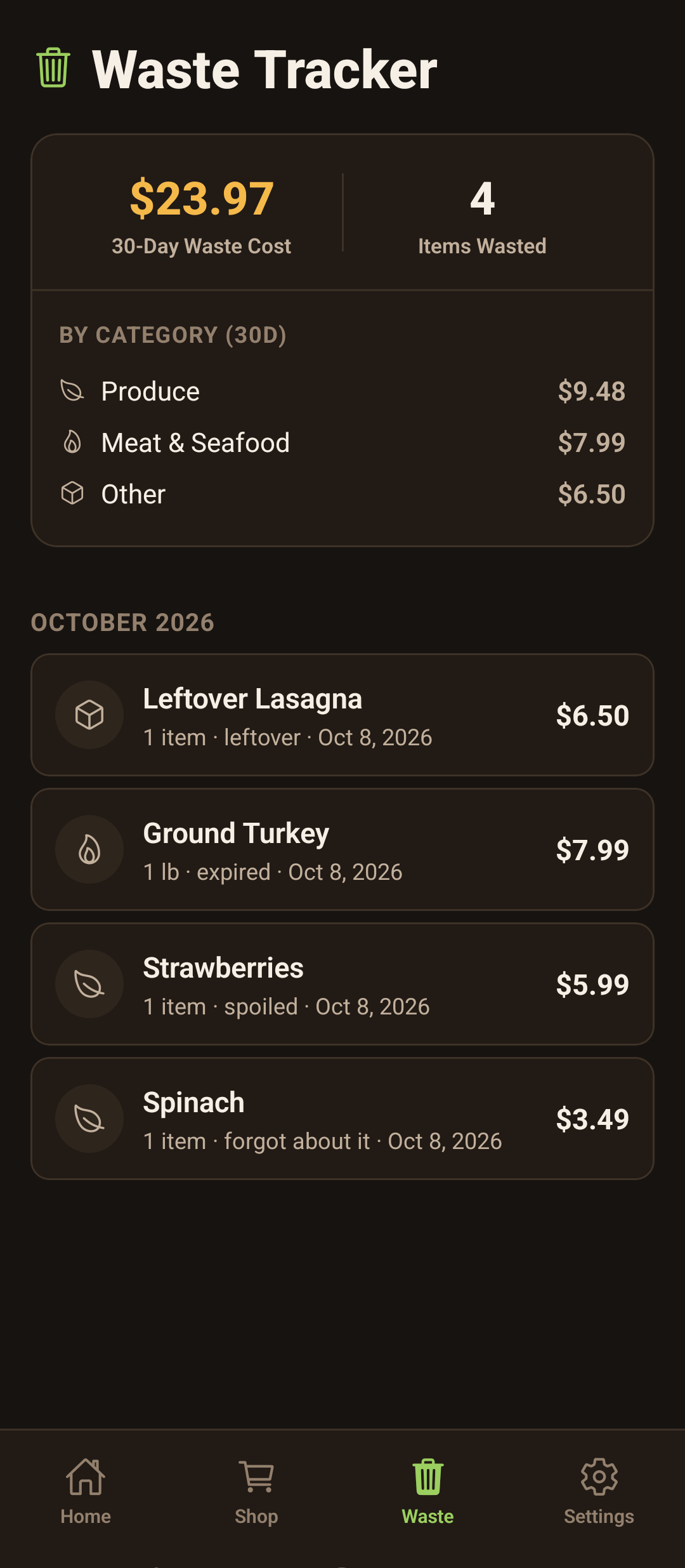 StockUp screen 3