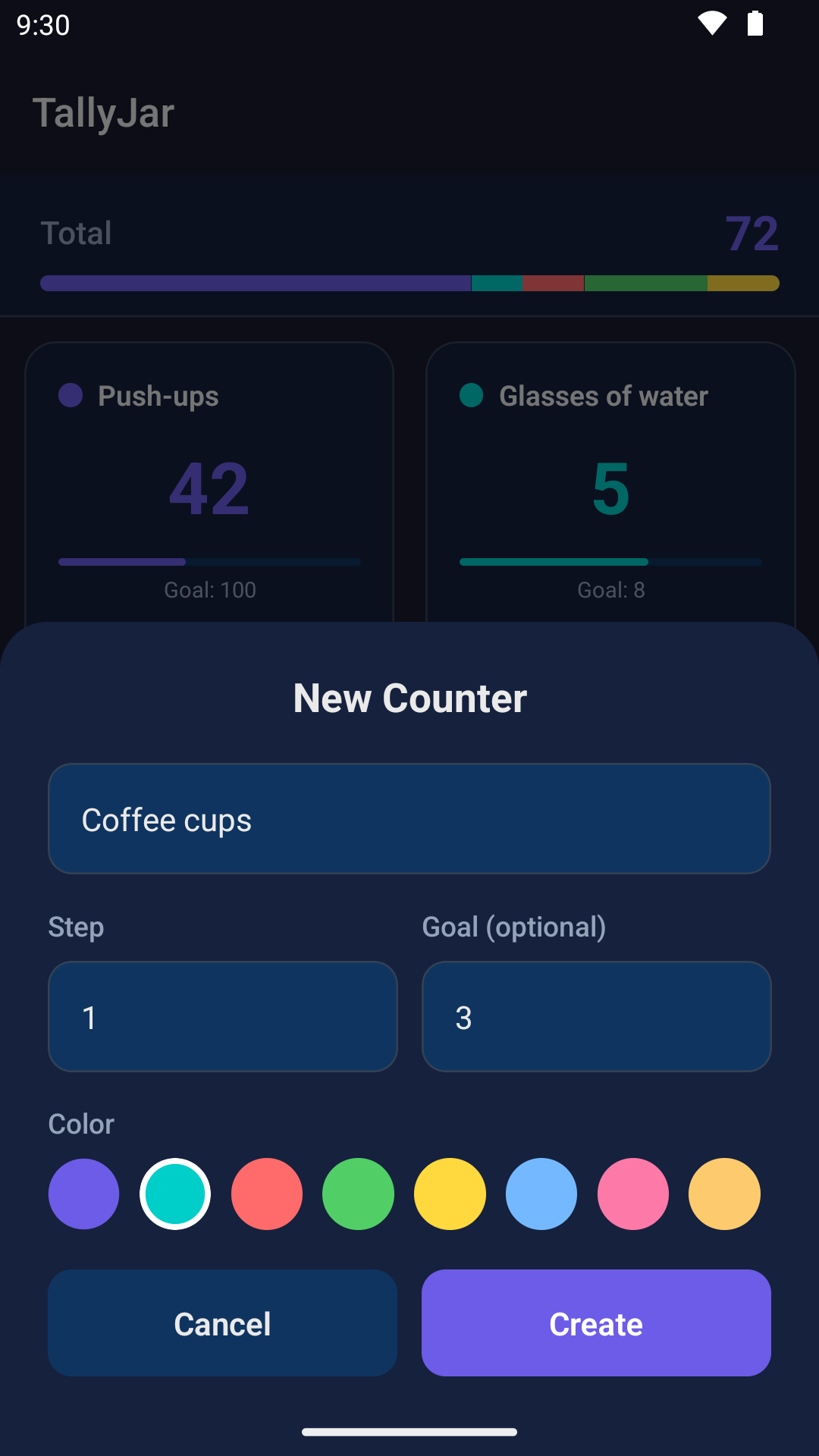 TallyJar screen 3