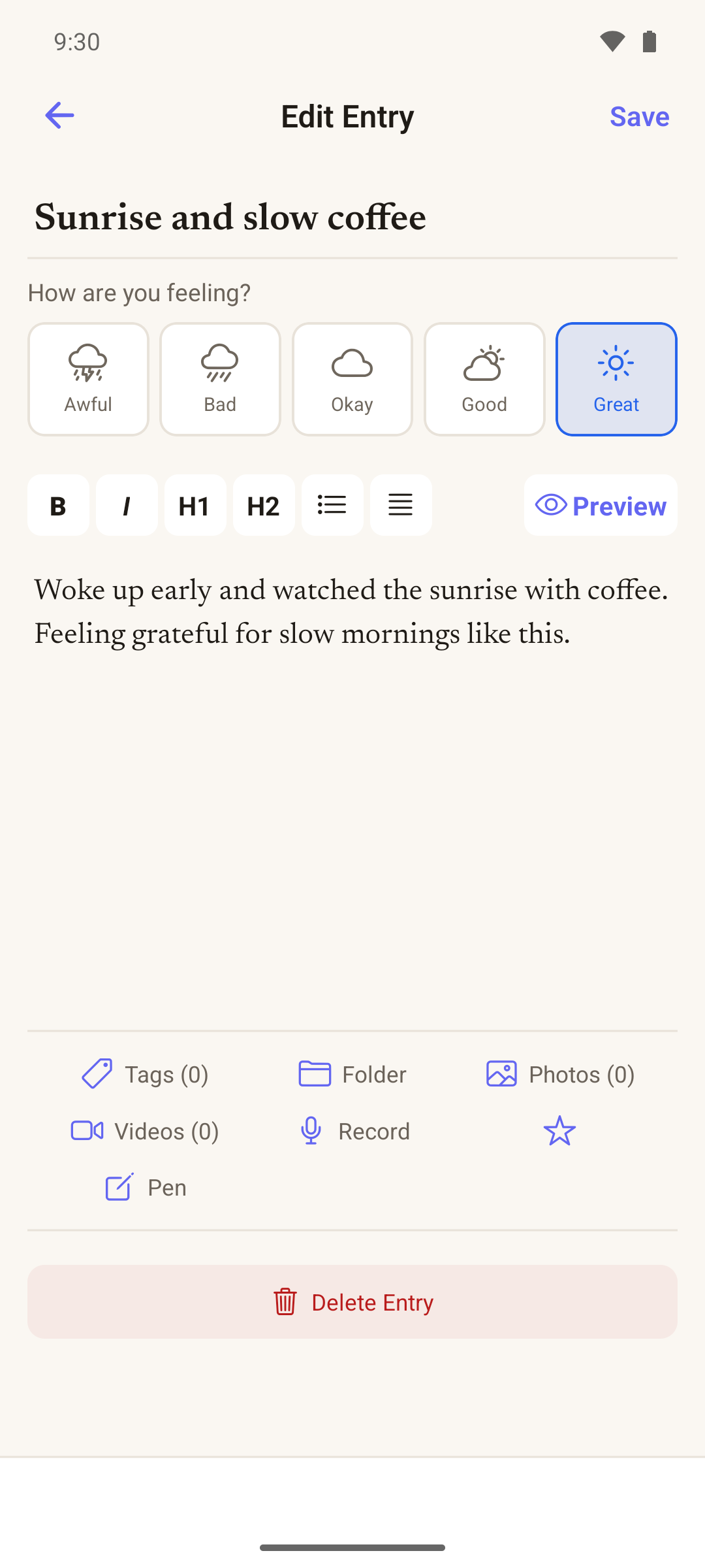 ThoughtWell screen 5