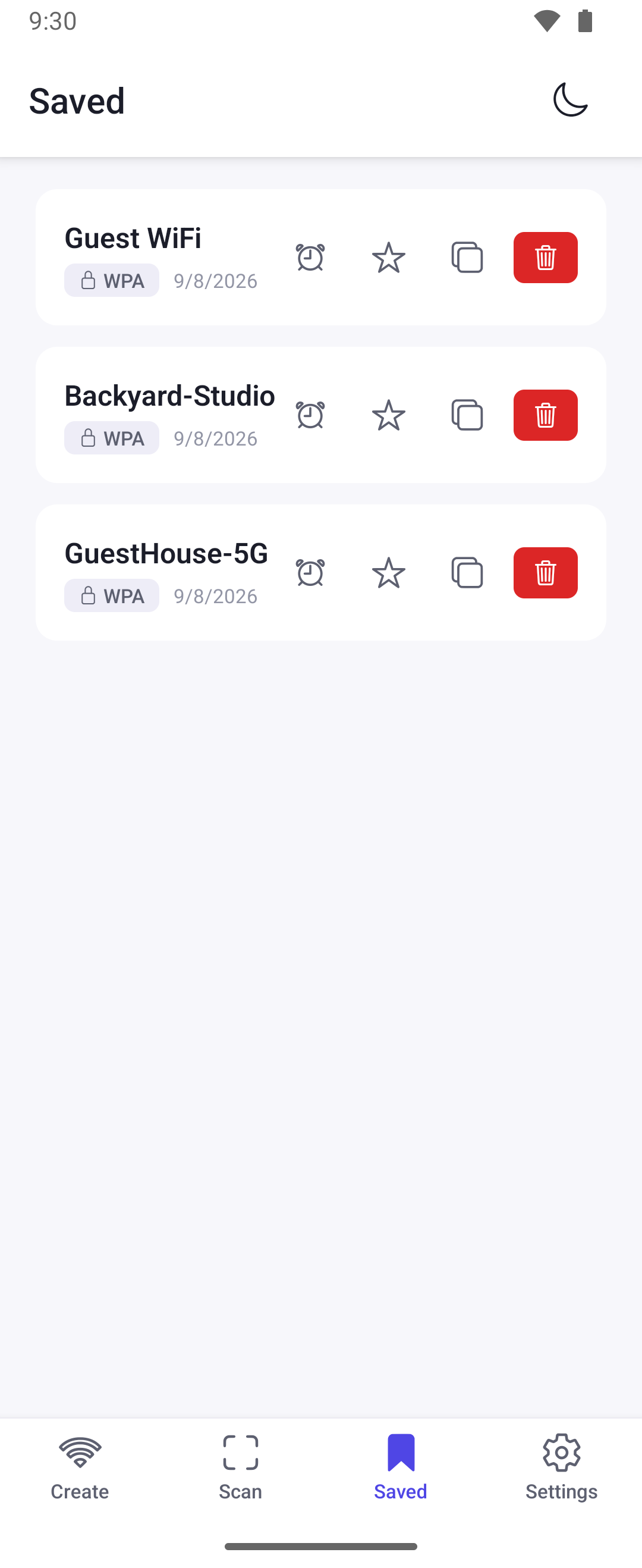 WiFi Share screen 3